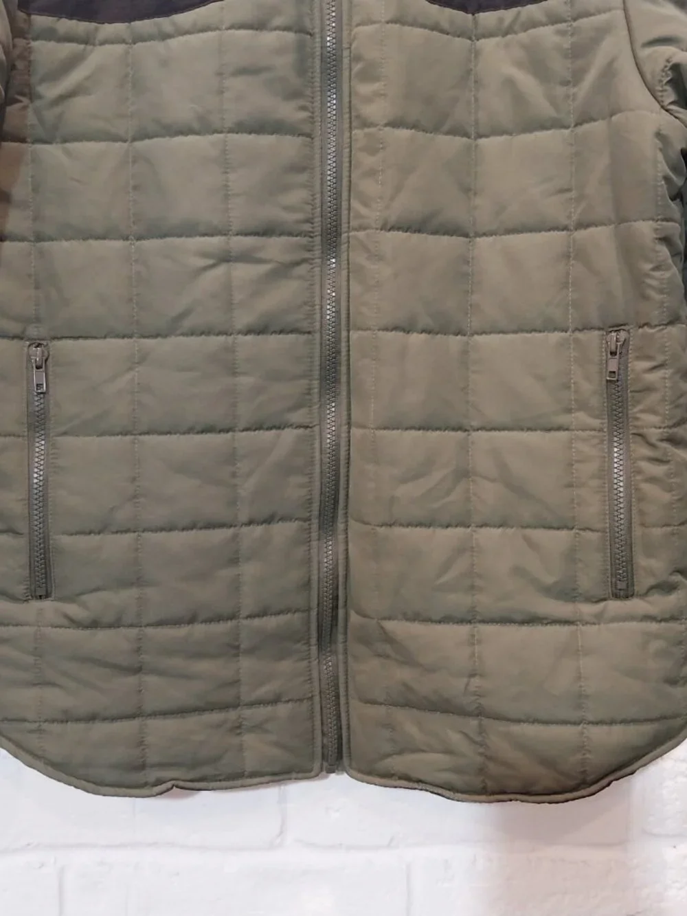 Nomad Quilted Padded Jacket Mens XL Olive Green Josiah Full Zip Hunting Outdoors